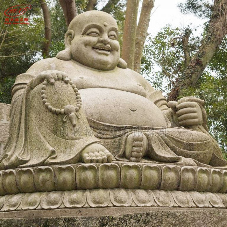 石雕笑佛 花岗岩石雕大肚如来佛像 大理石弥勒佛雕塑 石雕佛像厂家加工定制MXFSD-FX808-3 | 福建惠安石雕工艺厂-闽兴福石业