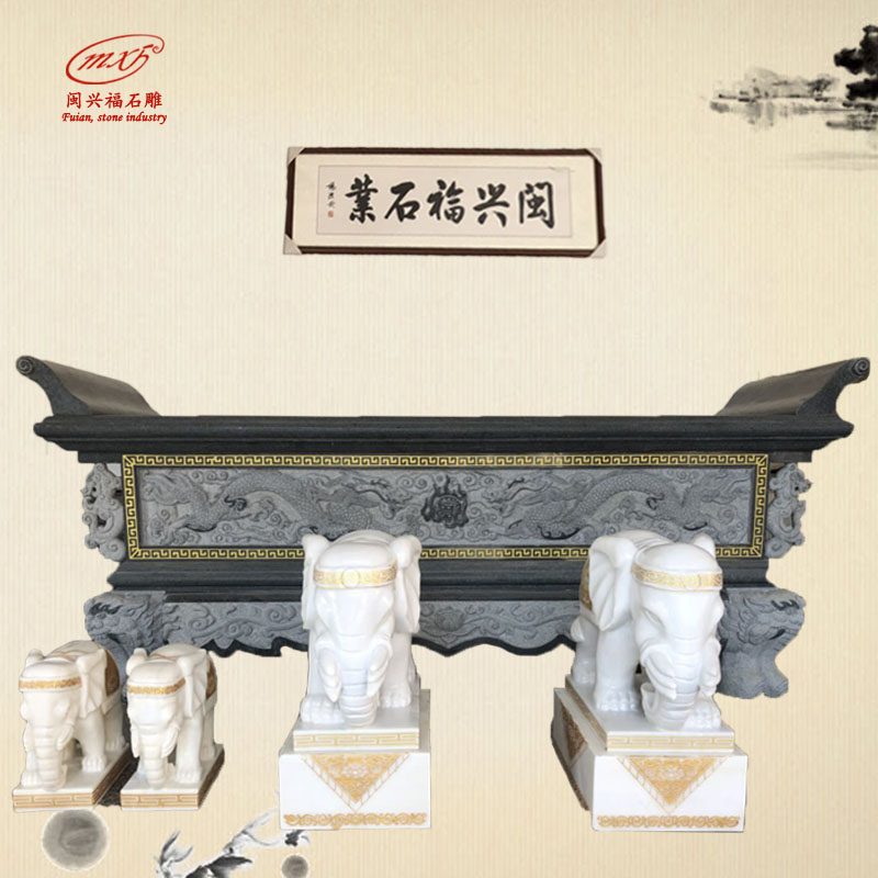 精品石雕大象 精品石雕大象