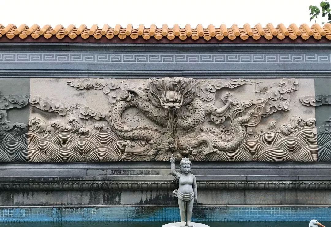 九龙壁石雕 九龙壁石雕