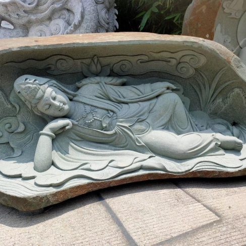 卧观音浮雕