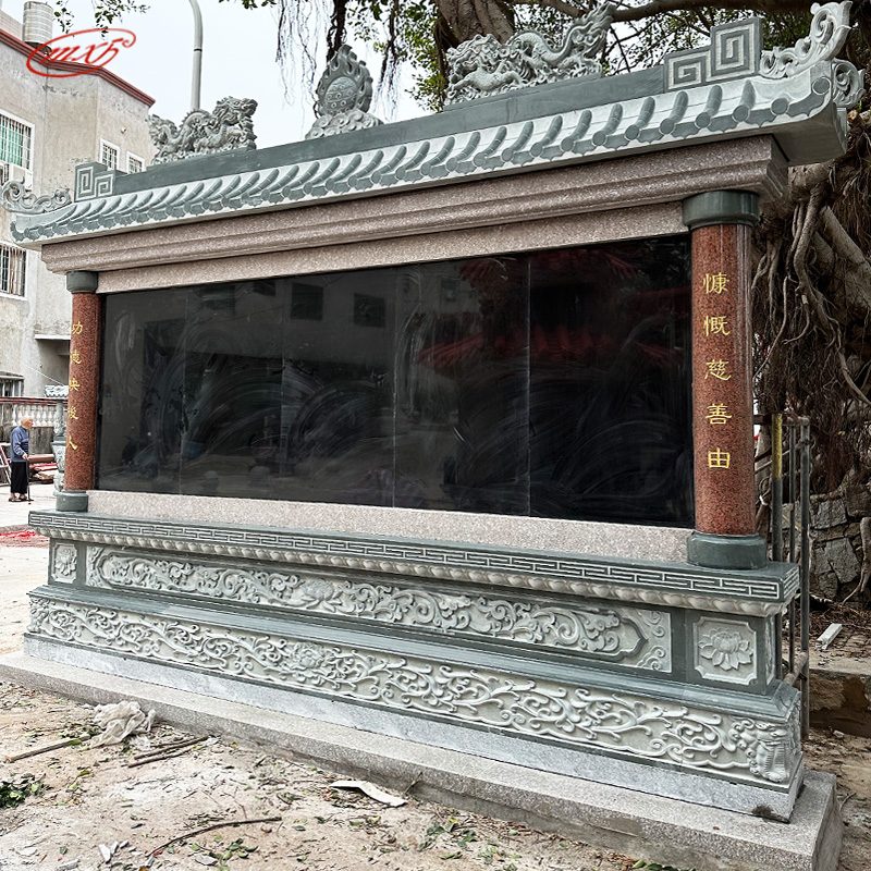 祠堂寺庙功德碑 大理石纪念功德碑 宗祠石碑雕刻宗族捐款芳名碑文摆件MXFSD-MB2209 | 福建惠安石雕工艺厂-闽兴福石业