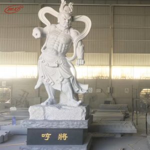 哼哈二将石雕 哼哈二将石雕