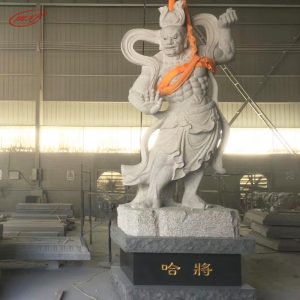 哼哈二将石雕 哼哈二将石雕