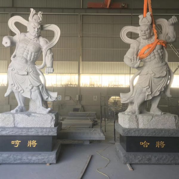 哼哈二将石像 哼哈二将石像